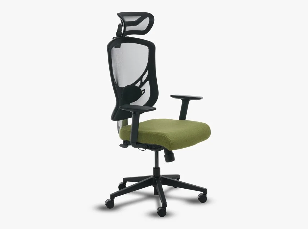 GTCHAIR IVINO FEKETE-ZÖLD IRODASZÉK