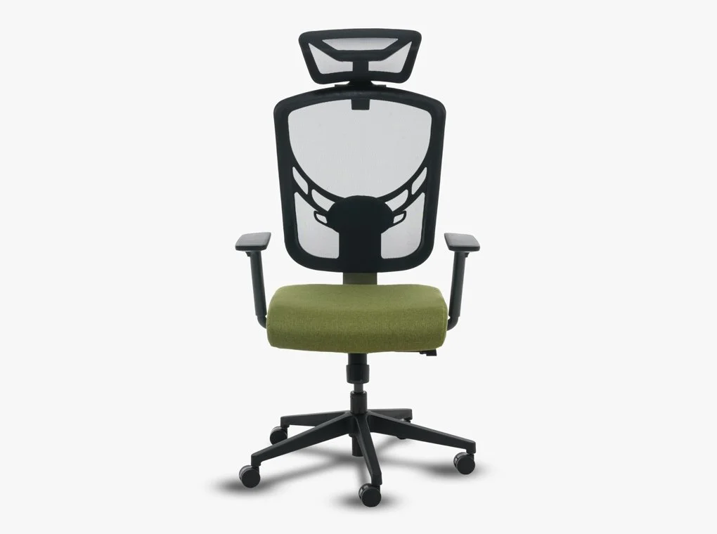 GTCHAIR IVINO FEKETE-ZÖLD IRODASZÉK